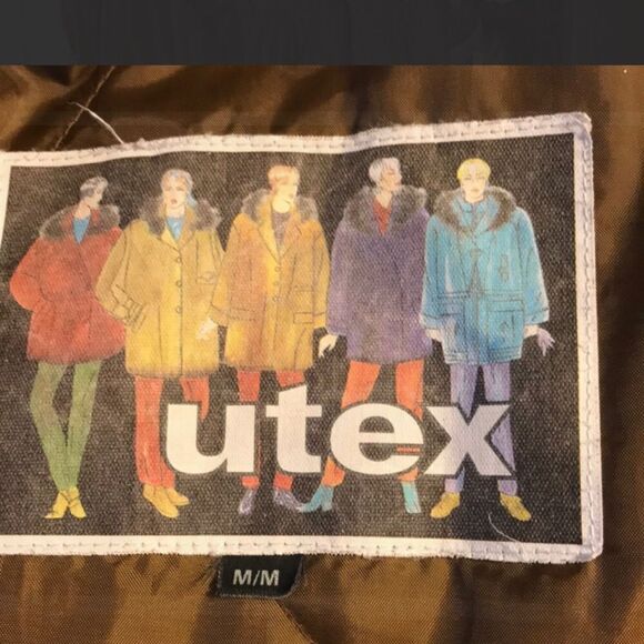 Utex MEDIUM Hooded Coat Brown & Beige - Picture 5 of 8